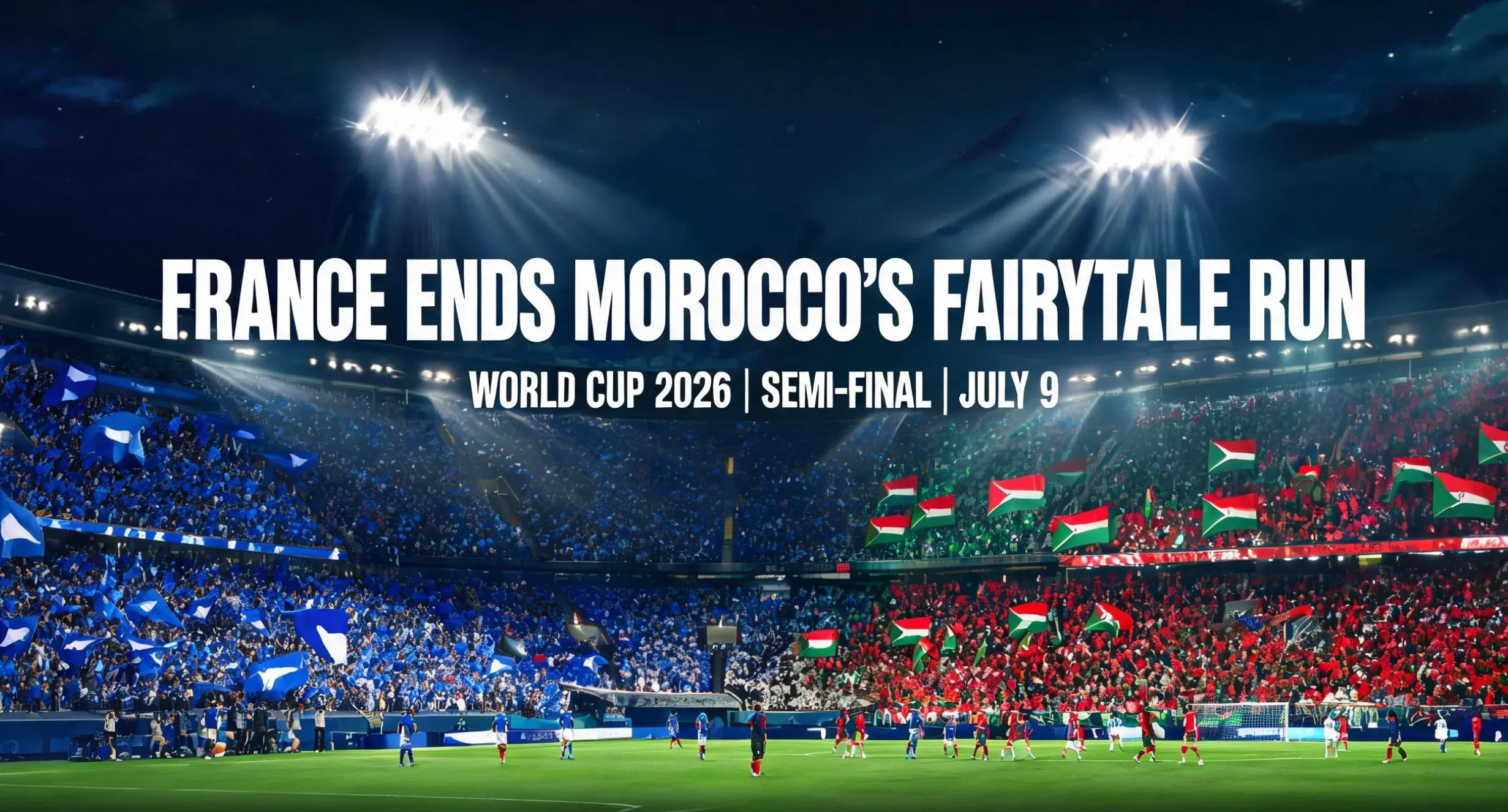 France End Morocco's Fairytale to Reach the Semi-Finals